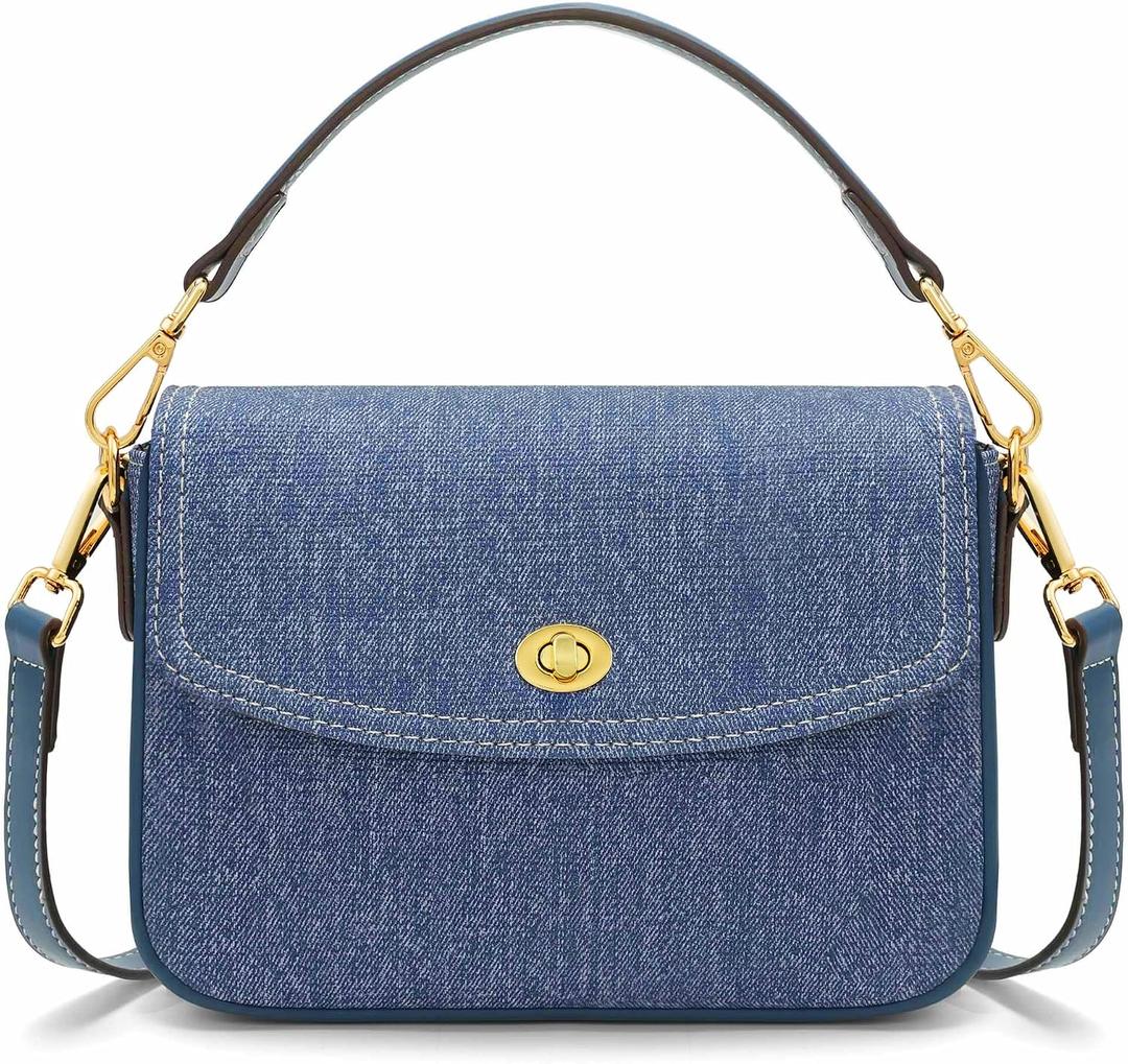 Shoulder Crossbody Purse - Trendy Canvas Women's Shoulder Handbags with Adjustable Strap