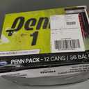 Penn Championship Tennis Balls - Extra Duty Felt Pressurized Tennis Balls 12 Total Count(Pack of 4)