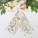 Wildflower Floral Fall Kitchen Towels Set of 2  16x24 Inches Dish Towels, Drying Cloth Hand Towels for Farmhouse Kitchen Bathroom, Seasonal Decorative Linens (017)