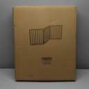Dog Gate Wooden Freestanding Pet Gate3 Panel 23.6" Height White Indoor Dog Fences,House Gate for Doorways & Stairs