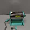KEOKER Clay Press Machine, Polymer Clay Press Machine for Making Clay Earrings, Polymer Clay Roller Machine, 7 Thickness Stainless Steel Polymer Clay Pasta Machine, Polymer Clay Tools (Lake blue)
