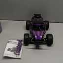 1:16 Scale Purple Remote Control Car, 20 Km/h High Speed Girls Remote Control Car Monster Vehicle with LED Headlights and Chassis Lights, RC Truck for Girls Boys and Adults