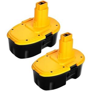 SupeRakita 18V Replacement Battery for DeWALT: 18 Volt 5.0Ah XRP DC9096 Ni-Mh Batteries Compatible with DC9098 DC9099 DW9095 DW9096 DW9098 Cordless Power Tools 2 Packs