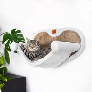 Hammock for Cats Stable with Wall Mounting for Cats up to 10 kg | Cat Hammock Complete Set | Cat Bed Lounger