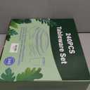 Kochorie 240 Pieces Plastic Dinnerware Set Disposable Heavy Duty Plates Napkins Cups and Silverware Dessert Dinner Plates for Birthday Wedding Thanksgiving Party Supplies, Serves 30 Guests (Yellow, Green, Orange, Deep Red)