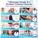 Shockwave Therapy Machine for Pain Relief, ESWT Shock Wave Therapy Device with 7 Massage Heads for Deep Tissue, Non-Invasive Pain-Free Muscle Relief for Back, Waist, Leg, Elbow, Neck, Shoulder and ED