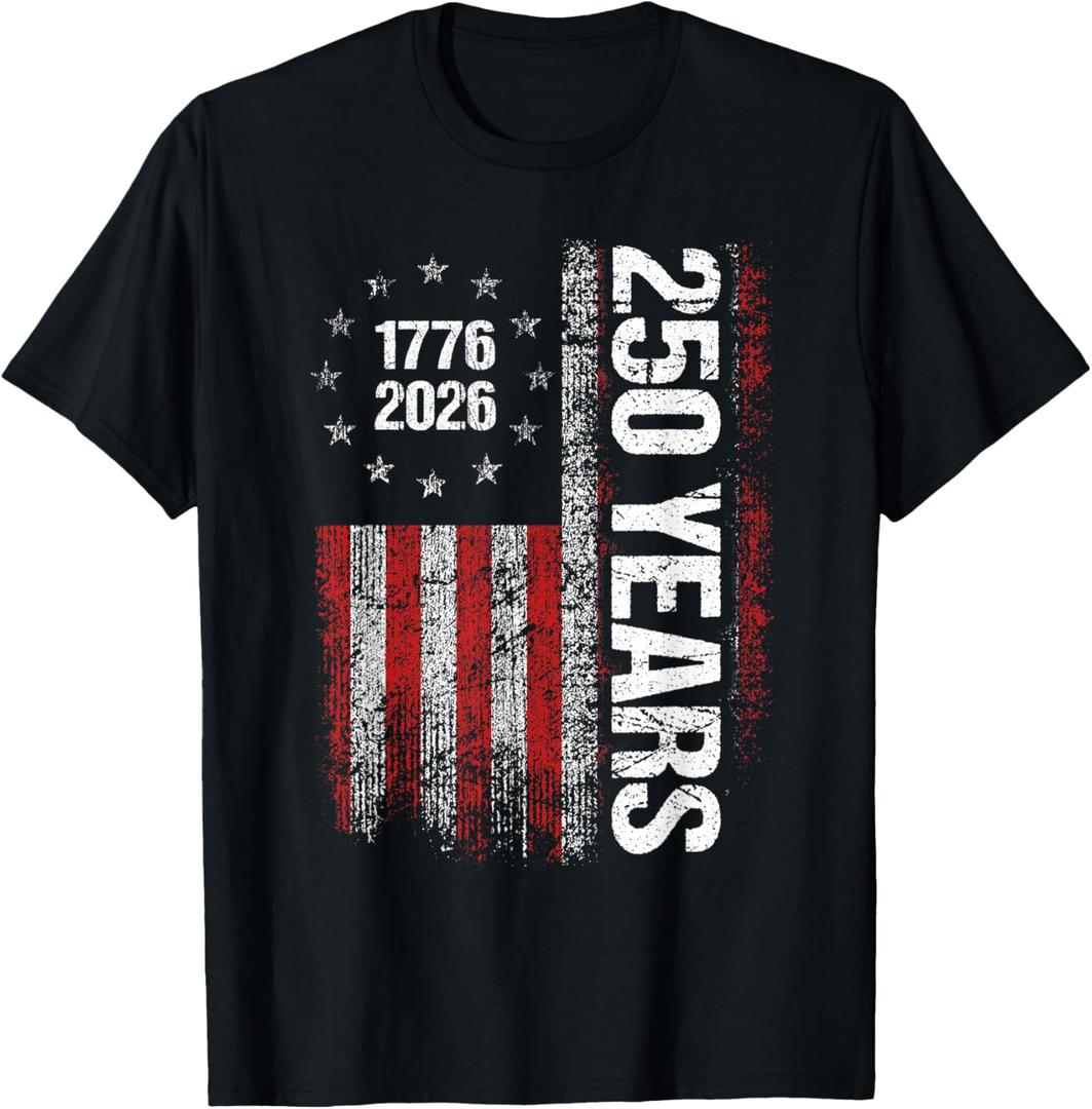 250 Years American Anniversary 250th Independence Day T-Shirt