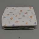 Organic Burp Cloths Baby Boy & Girl - 5-Pack Super Absorbent Cotton Burping Cloths for Babies, Soft & Plush Newborn Spit Up Rags, Infant Towels for Milk Spit Up, Unisex, Large 21" x 10" (Wilderness)