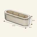 Kitchen Seasoning Box, 4 Grids Kitchen Spice Pots Condiment Storage Jars with Spoon and Lid for Sugar Salt Pepper