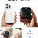 Portable Charger 10000mAh 22.5W Power Bank Built-in 2 Cables Keychain | Charge 5 Devices, TSA approved, Travel Fast Charging Battery Pack for iPhone Samsung Google Android & iWatch Charger, Black