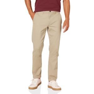 Amazon Essentials Men's Slim-Fit Casual Stretch Chino Pant (29W x 32L, Khaki Brown)