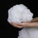 2.2 LB / 35.3 Ounce Premium Polyester Fiber Stuffing for Stuffed Animals, Pillows, Quilts, Paddings, Pouf, Fiberfill, Stuffing, Machine Washable, White