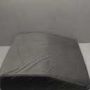 Bedluxe Leg Elevation Pillows, Leg Pillows for Sleeping, Cooling Gel Memory Foam Top, Wedge Pillow for Legs, Leg Wedges for Circulation, Swelling, After Surgery - Removable Cover (6 Inch, Dark Grey) (22x24+6)