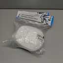 3 x Champro Snaps Pad Set, 7 Piece (Youth) , white