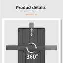 Kitchen Sink Organizer  Durable 304 Stainless Steel Sponge & Brush Holder with High Brush Section Multi-Purpose Sink Caddy for Countertops & Storage (Black) (Blak)