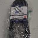 Iron Forge Cable 10 Ft Black Extension Cord, 16/3, 10 Foot Extension Cord, 3 Prong, Weatherproof - Great for Outside Use