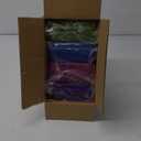 Amazon Basics 4-Pack Large Pencil Cases - Durable Plastic School Supply Pencil Box - Multi-Color Student Organization Cases for Office, College & Classroom Supplies