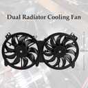 Dual Radiator Fan Assembly,Electric Fan for Car to Engine Cooling,fit N-issan Altima Sedan Coupe 2007-2018 N-issan Maxima 2016-2021 620-453 21481JA100 NI3115134,12V 160W