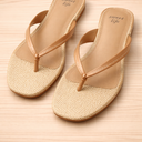 sweet life   Women Beige flats Sandal Size 9 1/2