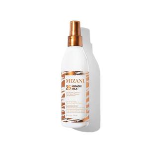 Mizani 25 Benefit Miracle Milk - Leave in Conditioner for Curly Hair, With Coconut Oil, Curl Detangler Spray, Anti Frizz Heat Protectant, No Drying Alcohols, Paraben-Free (8.5 Fl Oz (Pack of 1))