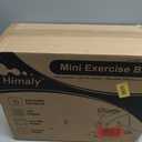 Mini Exercise Bike, himaly Under Desk Bike Pedal Exerciser Portable Foot Cycle Arm & Leg Peddler Machine with LCD Screen Displays (Black)