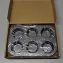 Muffin Cupcake Pan, Muffin Tins Nonstick 6, Muffin Top Cookie Cheese Cake Pan for Baking, Toast Oven Baking Supplies Small Cake Pans Muffin Cups Non Stick