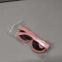 XIYANGYANG Kids Sports Sunglasses, UV Protection, Ages 4-10, Gray-Blue Frame, Pink