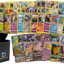 Pokémon Compatible 106 Card Lot with 3 Legendary Ultra Rare Cards Bundle- with Dan123yal Deck Box Included