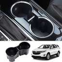 Autorder Cup Holder Inserts for Chevy/Chevrolet Equinox 2018 2019 2020 2021 2022 2023 2024 Accessories Center Console Water Cup Holder (Chevy Equinox 2018-2024)