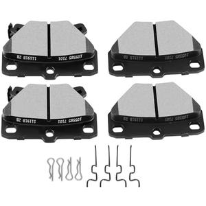 SCITOO D823-7696 Rear Brake Pads Fit For 2003-2006 For Pontiac Vibe,2000-2005 For Toyota Celica,2005-2006 For Toyota Corolla,2003-2007 For Toyota Matrix