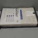 100% Blackout Shield Linen Blackout Curtains for Bedroom 84 Inches Long, Back Tab/Rod Pocket Living Room Drapes, Thermal Insulated Blackout Curtains 2 Panels Set, 50" W x 84" L, Cream