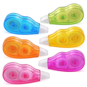 Mini Cute Correction Tape, 13.12ft, 12 Count Pack, Easy to Use, Dry Instant Tear-Resistant and Silent, School Office Supplies, Pink Purple Blue Green Orange Yellow