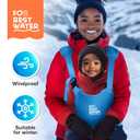 Baby Carrier - Premium Neoprene Ergonomic for Warm & Safe Water & Land Fun (4-24 Months) - Adjustable Infant & Toddler Harness Summer & Winter Baby Carrier (Blue3538C)