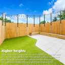 Beizelte 2 Pack 5Ft String Light Poles,Outside String Lights,Outdoor Light Poles,Metal Poles Stand for Patio,Backyard,Deck