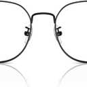 Ray-Ban Rx6517d Round Prescription Eyewear Frames (Black/Demo Lens)