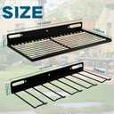 Resin Shelf Accessory Outdoor Sheds Storage,Compatible with Suncast shed Accessories,with EZ Bolt Assembly (1), 16" x 8" x 2"