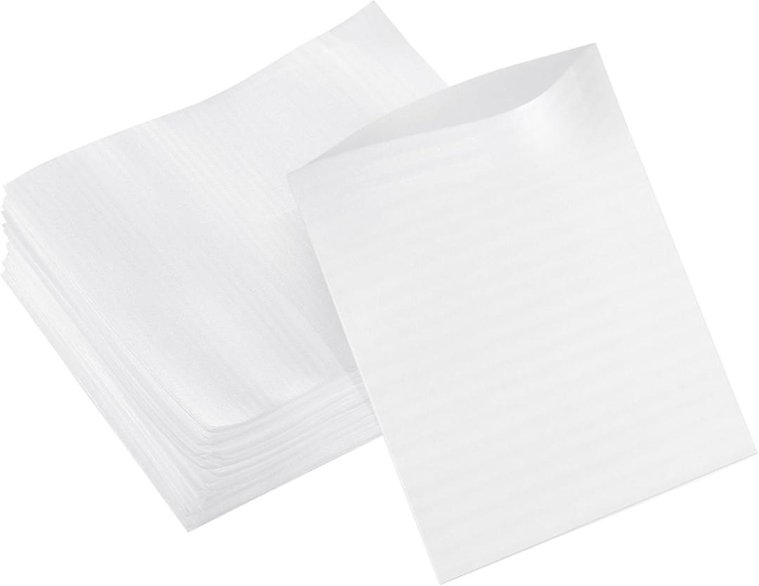 Tofficu 2sets Cushion Pouches 25x30cm Foam Wrap Pouches for Safe Packing Glassware Packing Supply 100pcs*2