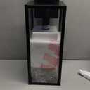 Outdoor Wall Light Fixtures, Exterior Waterproof Wall Lanterns, Porch Sconces Lighting with E26 Sockets & Glass Shades, Modern Matte Black Outside Lights for Patio Front Door Entryway Garage, 2-Pack