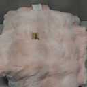 Bedsure GentleSoft Fluffy Fuzzy Throw Blanket for Girl, Soft Cozy Faux Fur Fleece Minky Blanket, Cute Room Decor Couch Bed Cover, Thick Warm Plush Women Teenage Gifts, 870GSM, Tie-dye Pink