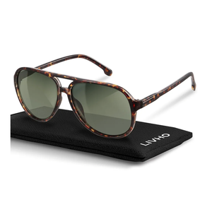livho Trendy Polarized Aviator Sunglasses Women Men, Retro Sun Glasses for Women Men 2025, Oversized UV Protection Shades