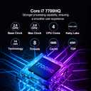 27 inch All-in-One Desktop Computer Curved FHD Display, All-in-One PC 16GB DDR3 512GB ROM SSD Core i7 7700HQ Bluetooth 5.0 Dual Band WiFi with Mouse and Wired Keyboard