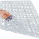 Yimobra Bathtub Mat 34.5 x 15.5 Inch, Non Slip and Safety Bath Mat for Tub, Long Shower Mats for Inside Shower, Drain Hole and Suction Cups, Machine Washable, Easy Dry, Clear