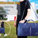 Woogwin Travel Duffel Bag Large Foldable Waterproof Overnight Bag for Beach Swim Bags Pool Sports Gym