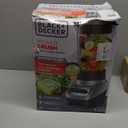 BLACK+DECKER PowerCrush Multi-Function Blender with 6-Cup Glass Jar, 4 Speed Settings, Silver