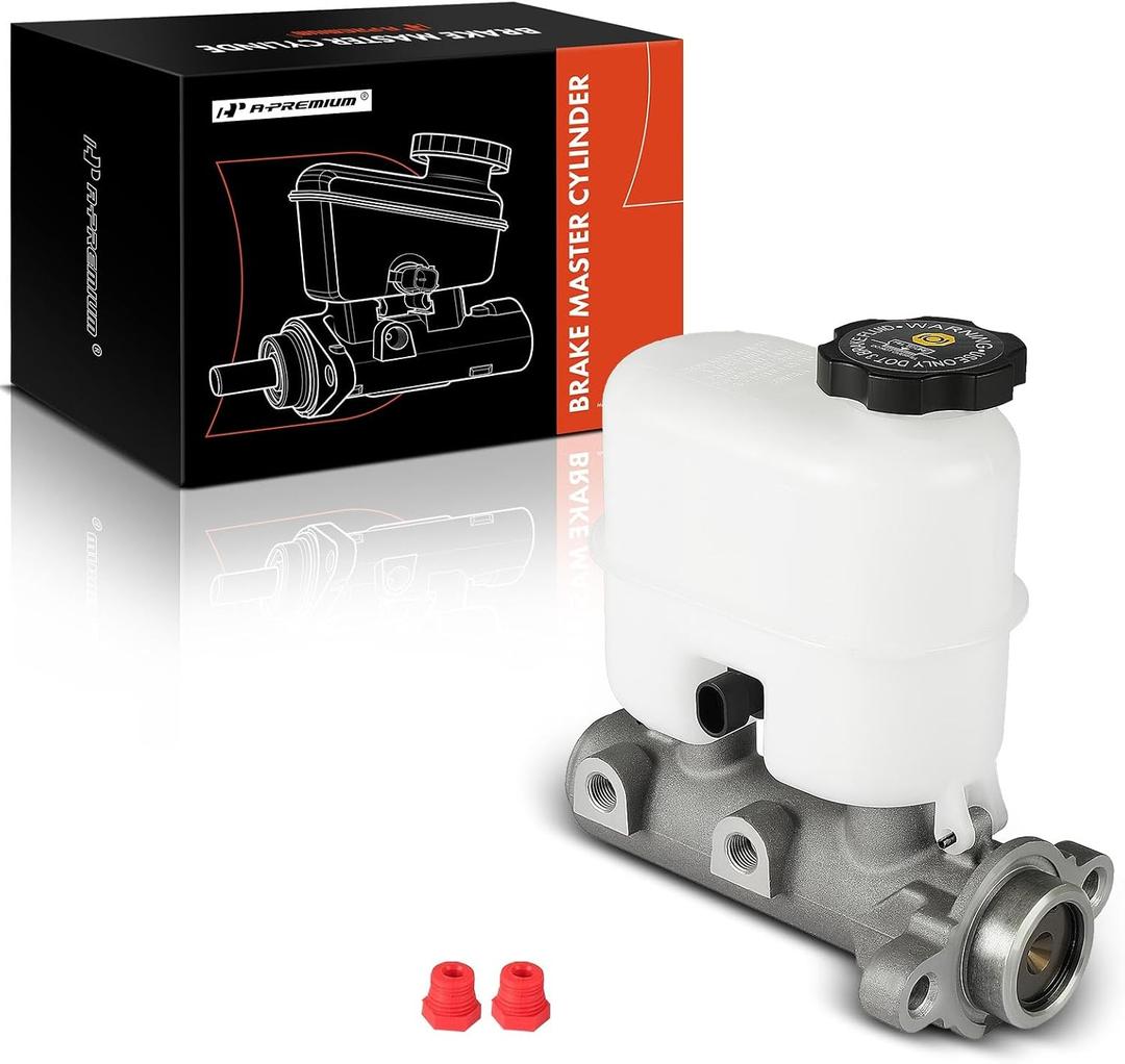 A-Premium Brake Master Cylinder Compatible with Cadillac, Chevy and GMC Vehicles - Silverado 1500, Suburban, Sierra, Yukon, Yukon XL, Escalade, Tahoe - 1999-2002 - Replace# 18060789, 18040252