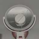 15X/1X Wall Mounted Magnifying Makeup Mirror with Power Suction Cup, Rechargeable Double Sided Regular HD/Magnification 3 Color Modes Adjustable Brightness Mirror with Lights for Bathroom, Travel