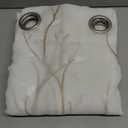 jinchan White Sheer Curtains for Bedroom 96 Inch Length Leaf Embroidered Semi Sheers for Living Room Botanical Embroidery Voile Transparent Grommet Window Treatments 2 Panels