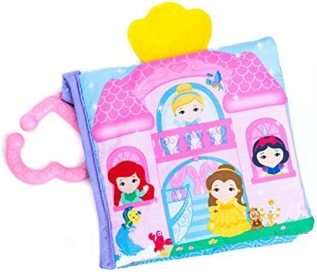 Kids Preferred Disney Baby - Disney Princess Soft Book with Teether Toy & Crinke Pages - Picture Book for Newborns Kids Preferred Disney Baby - Disney Princess Soft Book with Teether Toy & Crinke Pages - Picture Book for Newborns