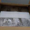 50pcs Clear and Gold Beaded Charger Plates for Wedding,12.5in