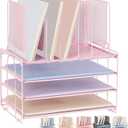 LEKETREE Desk Organizers and Accessories, 3-Tier Paper Organizer